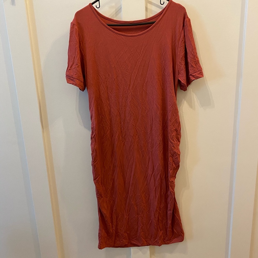 MIDI length maternity dress large